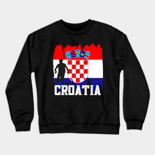 Croatia Flag Soccer Football Team 2022 Crewneck Sweatshirt